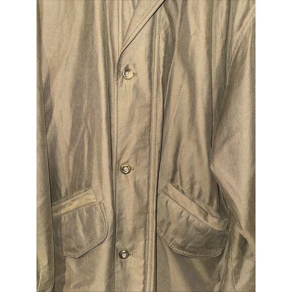 Cutter & Buck Men's Canvas Type Jacket. Size L. Brown. Cotton/Nylon Zip/Snap - Picture 2 of 7
